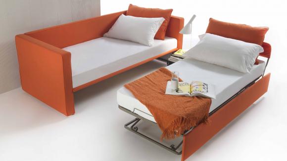 Divano letto con due letti singoli