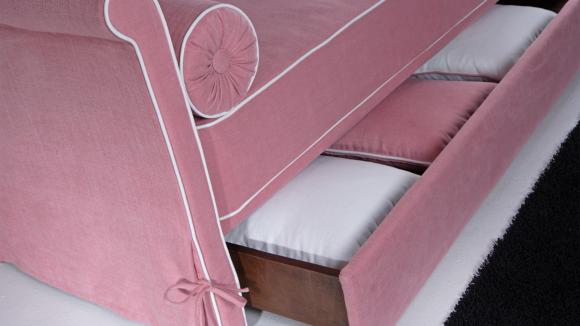 Divano letto con possibilità di letto estraibile o cassettone multiuso