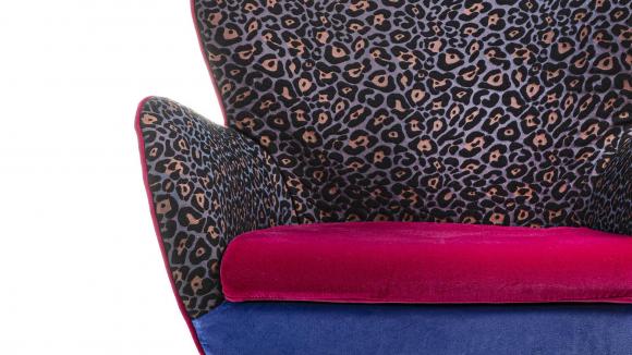 Poltrone: Poltrona Kelly gambe in legno