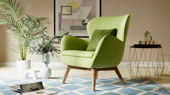Poltrone: Poltrona Kelly verde oliva