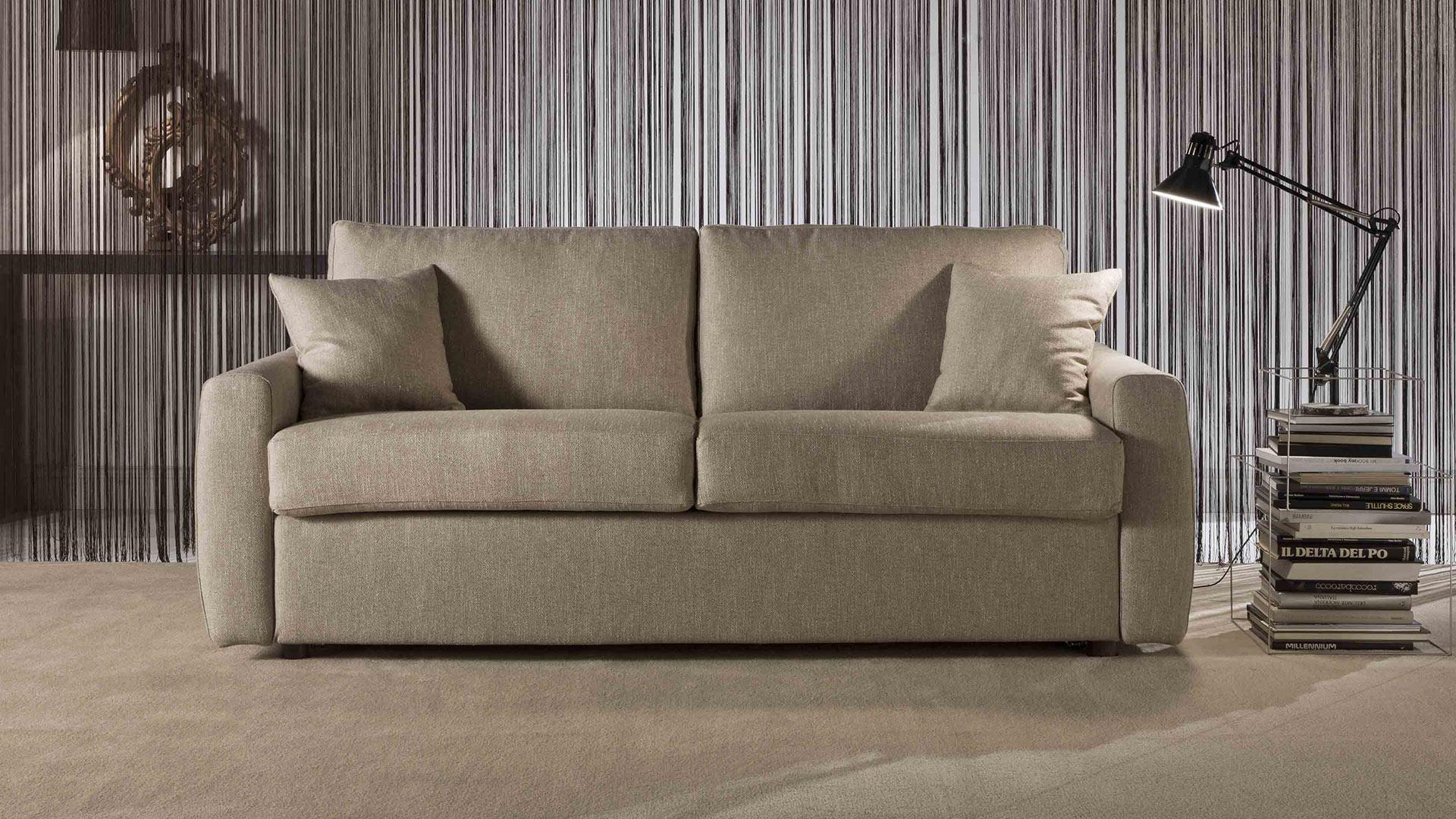 Divano letto Federica con materasso 18 cm