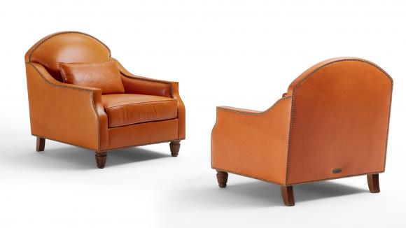 Poltrona con supporto lombare integrato