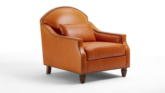 Poltrona in pelle