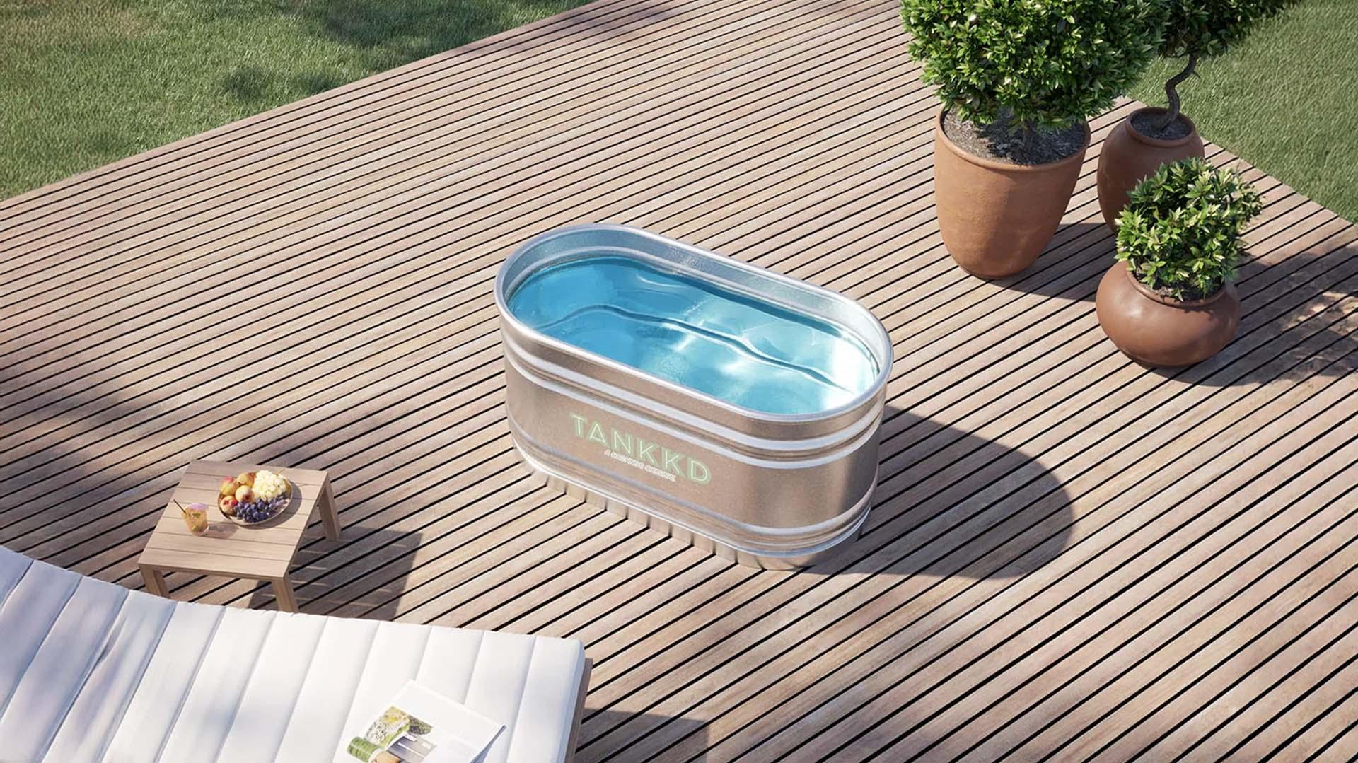 Piscina ovale 120cm