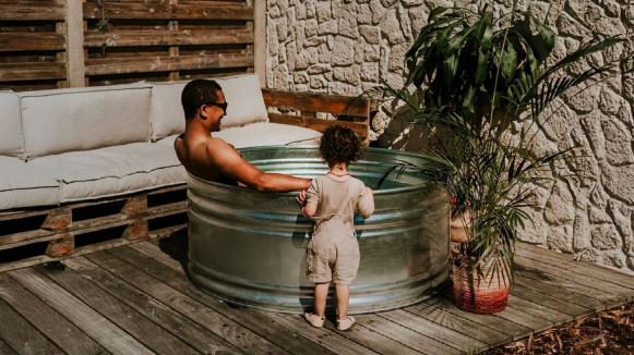 Piscina per giardino senza impianti