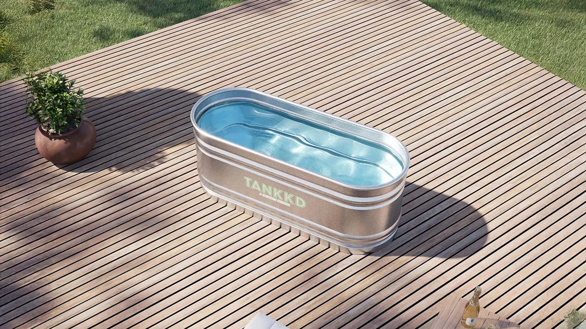 Piscina ovale 180cm