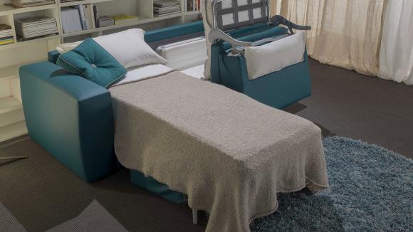 Divano letto con due letti singoli