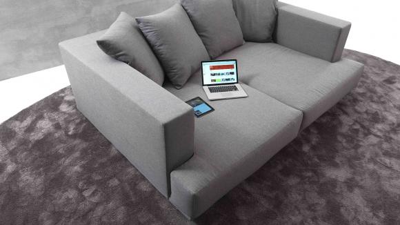 Divano relax moderno completamente sfoderabile