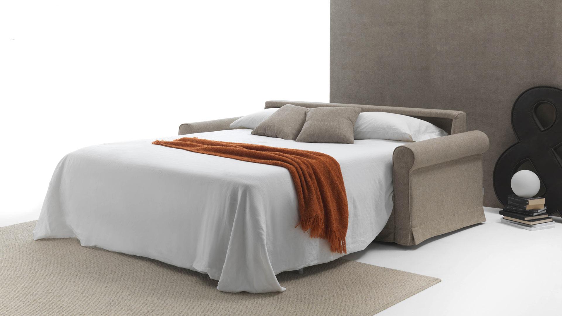 Divano letto Meda con materasso 18 cm